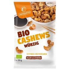 Günstig Konserven Bio Cashews würzig veganer Snack Landgarten