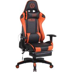 Arancione sedie da ufficio CLP Poltrona Gaming Massaggiante Turbo XFM Similpelle Nero/arancione Sedia da ufficio