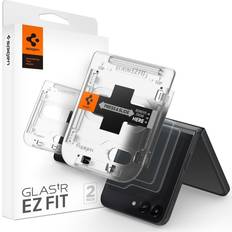 Samsung galaxy z flip 2 Spigen Galaxy Z Flip 5 Cover Skärmskydd GLAS.tR EZ Fit 2-pack