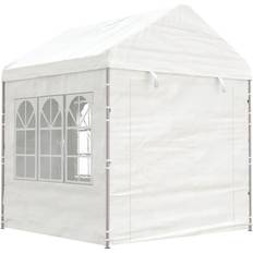 vidaXL Paviljong tak vit 2,28x2,23x2,69