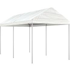 vidaXL Paviljong tak vit 4,46x2,28x2,69