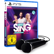 PlayStation 5 Games Let's Sing 2023 German Version + 2 Mics (PS5)