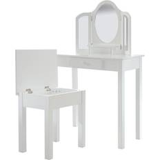 Tabourets Ensembles de meubles Roba Dressing Table With Make-up Mirror & Stool