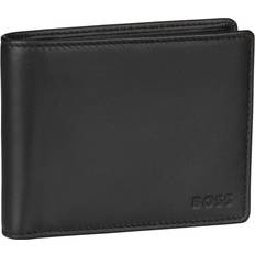 Wallets & Key Holders HUGO BOSS Asolo Leather Billfold Wallet with Logo Coin Pocket