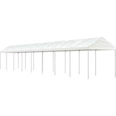 vidaXL Paviljong tak vit 17,84x2,28x2,69
