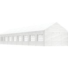 vidaXL Paviljong tak vit 17,84x4,08x3,22