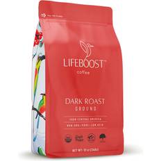 Low acid coffee Lifeboost coffee dark roast ground coffee low acid