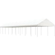 vidaXL Paviljong tak vit 20,07x4,08x3,22 polyeten