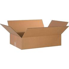 Brown Packing Tapes SI PRODUCTS Flat Corrugated Boxes 24' x 16' x 6' Kraft 20/Bundle BS241606