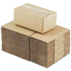Scatole Ondulate GEN Corrugated Kraft Fixed-Depth Shipping Carton, 6W X 10L X 4H, Brown, 25
