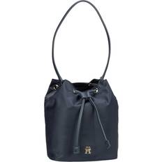 Blue Bucket Bags Tommy Hilfiger Handtasche Poppy Bucket AW0AW15218 Dunkelblau