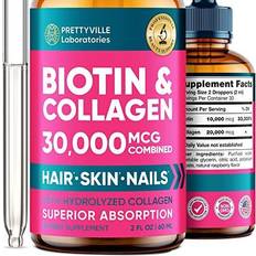 Supplements Liquid Biotin & Collagen for Hair Growth 20000mcg Support