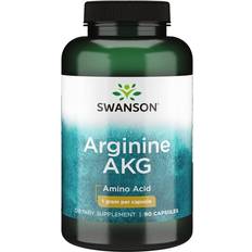 Amino Acids Swanson Amino Acid Maximum Strength Arginine Akg Nitric Oxide Enhancer