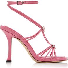 Jimmy Choo Pink Heeled Sandals Jimmy Choo 'Indiya 100' Sandals