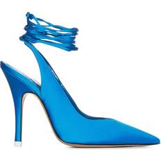 Turkis Sandaler med hæl The Attico Turkis Satin Højhælede Pumps - Blå