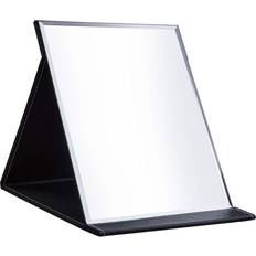 Cosmetics Longsheng Since 2001 Protable PU Leather Mirror Folding Desktop Ma