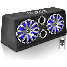 10 inch subwoofer box Pyle Dual Subwoofer Box Slim