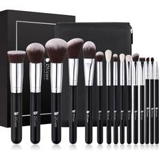 DUcare makeup brushes set 15pcs makeup brush set with bag kabuki foundation