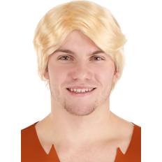 Pelucas Cortas Blonde Deluxe Caveman Neighbor Wig For Men