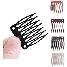 Cheap Short Wigs 50pcs/lot hair combs wig plastic combs and clips for wig cap wig combs