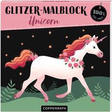 Coppenrath Glitzer-Malblock Unicorn 100% selbst gemacht 5