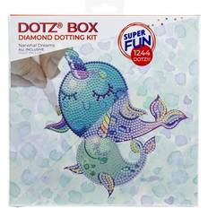 Pinturas de Diamantes Diamond Dotz art box kit 8.6"x8.6"-narwhal dreams -dbx008