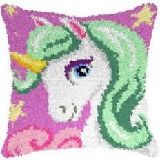 Arts & Crafts Latch hook cushion kit 'Unicorn' 4166