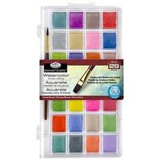 Royal & langnickelr essentialstm watercolor cakes 29/pkg-pearlescent -wac184