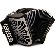 Best Acordeones Hohner Acordeon De Piano Cromático Compadre Gcf, Black