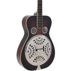 Best Resonator Guitars Recording King Professional Resonator Roundneck Guitar Mahogany RR-50-VS