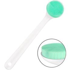 Silicone Back Brush with Long Handle Bath Body Scrubber Brush