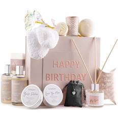 Lovery Birthday gift basket bath and spa gift set