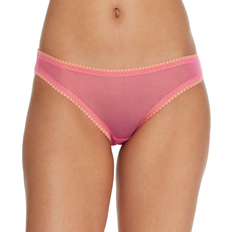 Mesh - Women Panties On Gossamer Mesh Hip Bikini - Azalea Pink