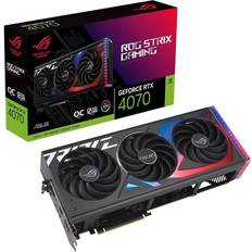 ASUS 12 GB - GeForce RTX 4070 Grafikkort ASUS ROG STRIX GeForce RTX 4070 OC 2xHDMI 3xDP 12GB