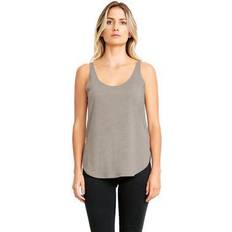 Denim - Women Tank Tops Next Level Women's Festival Tank, Large, Grey