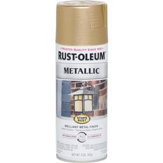 Rust-Oleum Stops Rust Metallic Spray Paint 11 Ounce Pack of 1 Wood Paint Gold