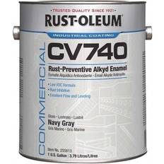 Paint Rust-Oleum 255613 Interior/Exterior Paint, Glossy, Alkyd Gray 0.2gal