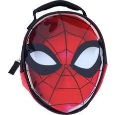 Red Lunch Boxes Marvel Spiderman Head Shaped Lunch Bag