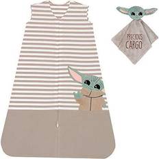 Baby Blankets Lambs & Ivy star wars mandalorian baby yoda wearable blanket/lovey gift set 2pc