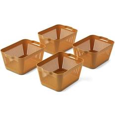 Liewood Petits Rangements Liewood Makeeva Panier S 4-Pack Golden Caramel