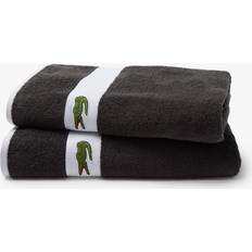 Lacoste Multicoloured Bath Towel Grey