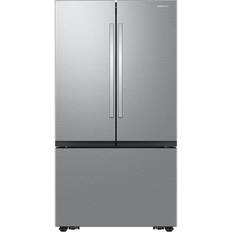 Dual ice maker refrigerator Samsung Mega Capacity French Silver