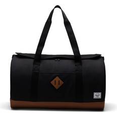 Herschel Duffletaschen & Sporttaschen Herschel Supply CO Black/saddle Brown Heritage Recycled-polyester Duffle bag