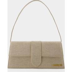 Jacquemus Light Greige Le Bambino Long Canvas Top-handle bag