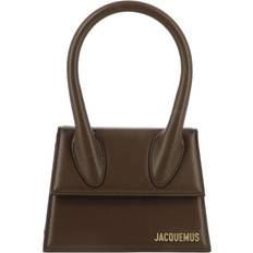 Jacquemus Midnight Brown Le Chiquito Medium Leather Cross-body bag