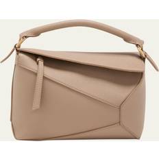 Loewe Small Puzzle Edge Leather Shoulder Bag SAND