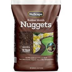 Pots, Plants & Cultivation NuScape Brown Rubber Nuggets 0.8 cu