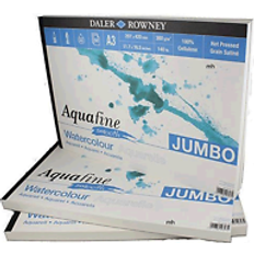 Papeles de acuarela Daler Rowney Aquafine jumbo smooth A3