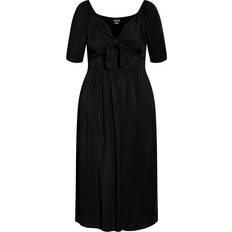 City Chic Villa Capri Maxi Dress - Black