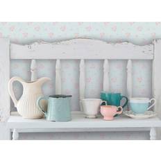 Wallpapers A.S. Creation Vintage Rose Motif Wallpaper Roll 10.05m x 53cm